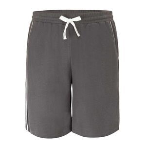Fabric Mens Cotton Blend Shorts / Dark Grey